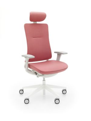 Fotel obrotowy Profim Violle 131SFL , tap. Select różowy - wysuw siedziska - kąt ujemny - SZYBKA WYSYŁKA