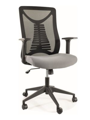Fotel biurowy obrotowy SIGNAL Q-022 - szary materiał