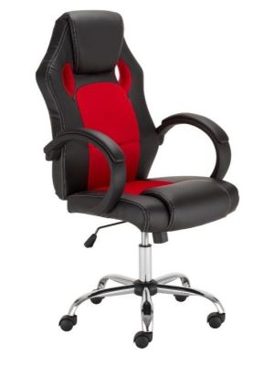 Krzesło obrotowe Nowy Styl RACE czarno-czerwony