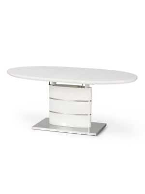 Stół HALMAR ASPEN rozkładany 140(180)x90 biały - RABAT CZEKA W KOSZYKU