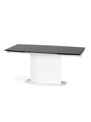 Stół HALMAR ANDERSON rozkładany 160(250)x90 czarny/biały
